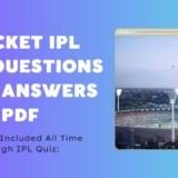 Cricket IPL quiz questions with answers PDF